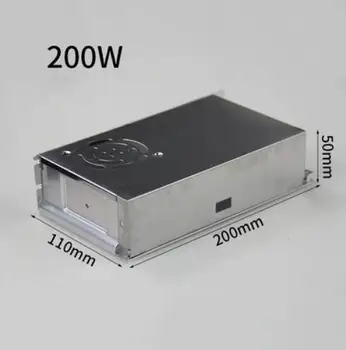 1tk Alumiinium metallist juhul Universal lülitus toide juhul Alumiinium puhul võimu juhul 200w / 350w