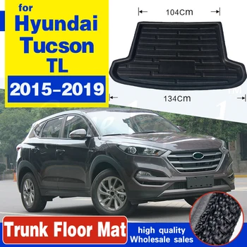 Last Boot Liner Plaadi Jaoks Hyundai Tucson TL 2015 2016 2017 2018 2019 Boot Lasti Liner Plaadi Tagumine Pagasiruumi Põranda Matt Vaip Muda Pad