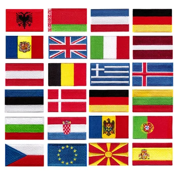 Riigi lipud, tikkimine plaaster Pakistan,Türgi,Horvaatia,uus-Meremaa,Prantsusmaa,Itaalia,Saksamaa,USA,Usa,holland,Holland plaaster