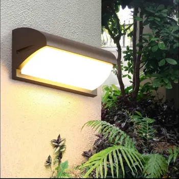 Ekstra Suur LED väljas seina-kerge, veekindel IP65 Radariga Liikumisandur led väljas valgust väljas seina lamp väljas led valgustus