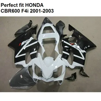 ABS plastikust voolundi Honda CBR 600 F4i 01 02 03 oranž leegid must fairings kit CBR600 F4i 2001 2002 2003 CV15
