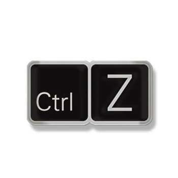 Ctrl-Z emailiga pin-klaviatuuri võta pääsme mini paar nupud sõle armas naljakas kott tarvik