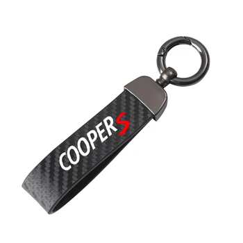 Carbon fiber auto võtmehoidja võtmehoidja Mini Cooper Üks S JCW R55 R56 R50, R53 R60 F55 F56 Kaasmaalane auto Tarvikud