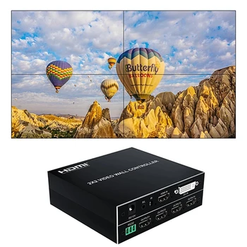 TV Seina Töötleja rocessor Splicer 1x2 2x2 1080P 60 hz) HDMI Multi video, ekraan, protsessor, video switcher splicer 180° Klapp
