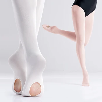 Ballett võimlemine Professionaalne Velvet Sokid Sukkpüksid Täiskasvanud Praktika Test Dance Dance Tallad koos Augud jalataldadel