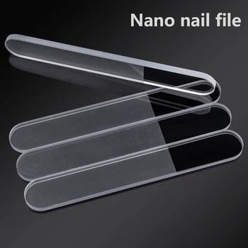 10tk Nano Klaasi küüneviilid Puhvri Crystal-Läbipaistev Lihvimine Poleerimine Küünte Lihvimine Blokeerida Vastupidav Pediküür Faili Nail Art Tool