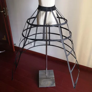 Pulm Aksessuaar Victoria Puuri Õõnes Crinoline Petticoat Forking Pannier Sebimine UnderSkirt
