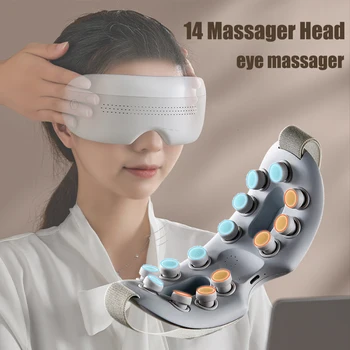 Tüüp-C Silmade Massager 4D Acupoint Massager Smart Turvapadi Vibratsiooni Silmade Hooldus Vahend Silmade Massaaž Prillid Väsimus Kott & Korts