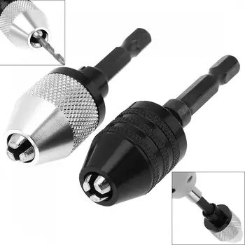 Uus 0.3-6.5 mm Twist Drill Chuck Kruvikeeraja Mõju Juhi Adapter 1/4 Hex Varre Kolm Küünis Elektriline Veski