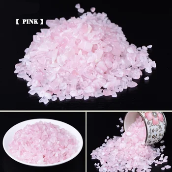 50g naturaalne roosa kvarts valge kristall mini rock mineraal-näidis tervendav saab kasutada akvaariumi kivi kodu kaunistamiseks käsitöö