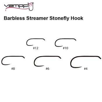 Vampfly 20PCS Barbless Streamer Stonefly Lennata Sidumine Konksud Väga Terav Wooly Pede Sidumine Konksud