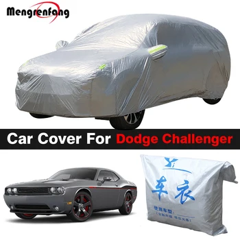 Täielik Auto Kaas Dodge Challenger Outdoor Indoor Päike Anti-UV-Lumi, Vihm, Jää Kaitse Auto Katta tolmukindel