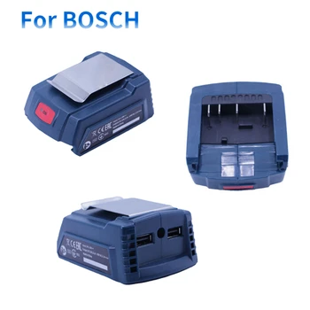 Asendamine Dual USB Adapter Converter BOSCH GAA18V-24 Bosch 18V Li-ion Akut Vahend Osa Märgutuli