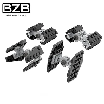 BZB KES Space Seeria Mini Titaan Warrior TIE Fighter Creative Building Block Mudel Lapsed Poisid DIY Mänguasjad Sünnipäeva Parimad Kingitused
