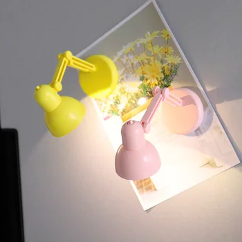 Loominguline Kokkupandav LED Mini Table Lamp Külmkapp Magnet Põhjamaade Home Decor Cute Kaunistused Lugemise Valgustus DIY Lapsed Kingitus Kleebis