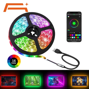 LED Valgus,Bluetooth APP Kontrolli Taustvalgus TV,5V USB-Bluetooth-RGB Lamp,Köök, All Kapp, Magamistuba, Soe Valge