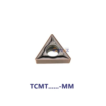 100% Originaal TCMT090204-MM TCMT110204-MM VP15TF Karbiid Lisab TCMT 090204 110204 Treipingi CNC Cutter Treimistööriistad