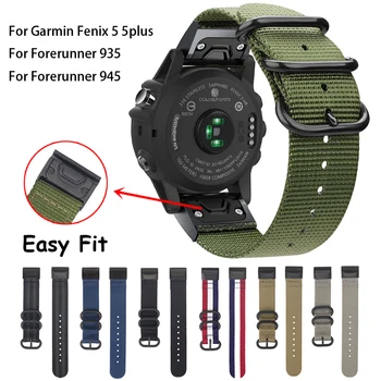 26/22/20mm Watchband Eest Garmin Fenix 6 6S 6X Pro 5 5X 5S 5S Pluss 3HR 935 Nailon Bänd Fenix 7X 7 7S Vaadata Easyfit Randmepaela