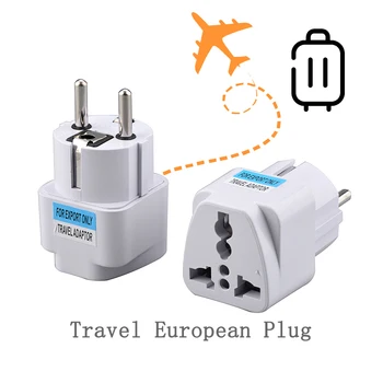 Universaalne EU Pistik Adapter Rahvusvaheliste AU UK MEID EL-Euro KR Travel Adapter Elektri Pistik Converter Pistikupesa Hulgimüük