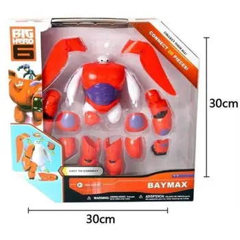 Lahe Disney Suur Kangelane 6 Baymax Tegevus Arvandmed Suur Valge Robot Lapsed Mänguasjad Lastele Poisid Sünnipäev, Jõulud Kingitused Mudel