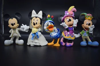 Disney Miki Minni, piilupart Donald, Daisy pulm kleit, Miki Hiirt, anime, joonis mänguasi kooki pulmad dekoratsioon Jõulud Kingitus