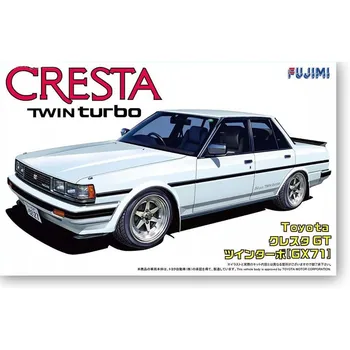 1/24 Fujimi Plastikust Kokkupandud Auto Mudel Mänguasi Toyota Cresta GT Twin Turbo GX71 Staatiline Mudeli DIY Mudel Kit #03884