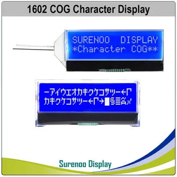 162 16X2 1602 KRK ST7032I Seeria SPI Iseloomu LCD Moodul Ekraan LCM Sinine Negatiivsed, Valge LED Taustvalgustus
