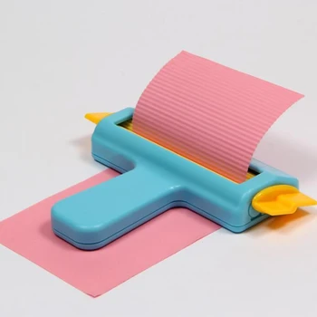 Uus fancy DIY Käsi tööriist Paber Reljeef Masin Käsitöö Embosser Paber Scrapbooking Kooli Baby Kingitus