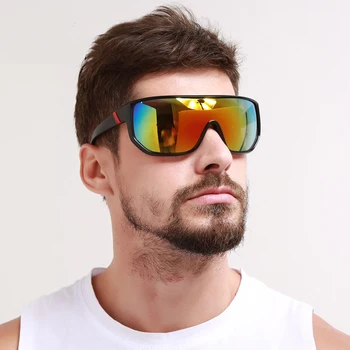 2020. aasta uus meeste mood Euroopas ja Ameerikas suur kast tuul sport prillid pimestada värv silma protector päikeseprillid