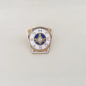 1tk Hot Müük Masonic Mark Master Mason Royal Arch Freemason Rinnamikrofon Pin-Keystone Sõrmed ja Rinnamärgid Metallist Käsitöö Emailiga Pross