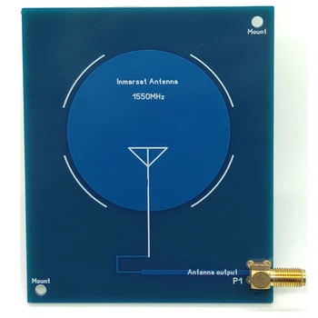 1,5 Ghz Naine SMA Pistik PCB Antenn 1550Mhz Jaoks Inmarsat L-Band AERO/ STD-C Paigaldamise Eest RHCP/Lineaarne Signaale
