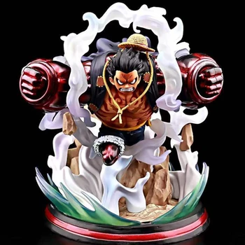 One Piece Anime Figuriin Mudel Käik 4 Monkey D. Luffy Zoro GK Tegevus Joonis 24cm Kõrgus Kuju Kogumise Mänguasja Nukk Figma