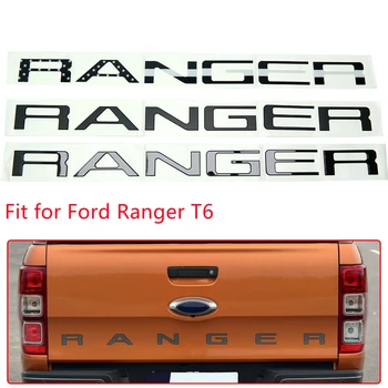 1tk ABS Auto Font 3D-Tagaluugi Kleeps Taga Pagasiruumi Saba Graafika Tehasesilt Decal Ford Ranger T6 Logo Kirja Tarvikud