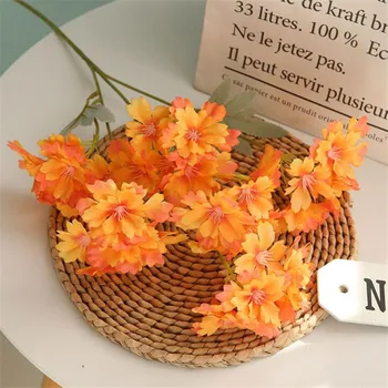 Üks Silk Roosi Lille Kunstlik Väike Metsik valge Pojeng/champagne/oranž/Veinipunane Pulmad Centerpieces Dekoratiivsed Lilled