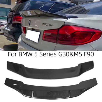 BMW 5 Seeria G30 G38&M5 F90 R Stiilis Carbon fiber Tagumine Spoiler Pagasiruumi tiiva 2016-2023 FRP kärgstruktuuri Sepistatud