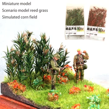 Miniatuurne mudel Stsenaariumi mudel reed muru Simuleeritud mais valdkonnas Sõjalise stseeni liiva tabel materjal