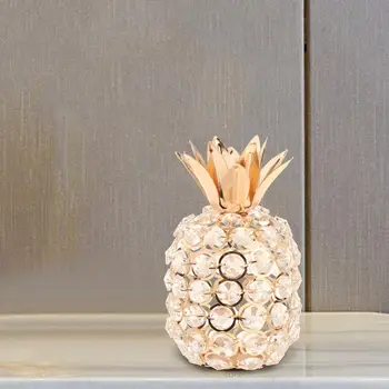 3D Crystal Lõigata Rhinestone Ananass, Ornament, Käsitsi valmistatud Laua Home Decor