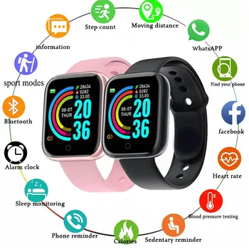 Meeste Spordi Smart Watch Naiste Kingitus Digitaalse Smart Watch Fitness Tracker Käevõru Südame Löögisageduse Monitor Android ja ios