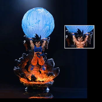 Dragon Ball Joonis Vaimu Pomm Goku Pool Keha Vahetatav Tegevus Joonis 24cm PVC Saab Valgustatud Kollektsiooni Mudel, Mänguasjad Kingitus