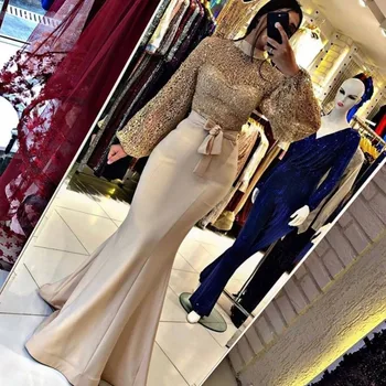 Moslemi Naine Pool Öösel Celebrity Kleidid Õhtul Tanssiaiset Kleidid 2020 Pikk Merineitsi Elegantne Pluss Suurus Araabia Dubai Ametlik Kleit