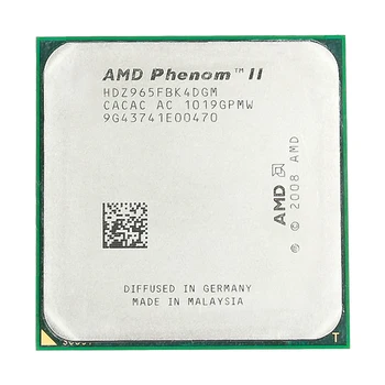 AMD Nähtus II X4 965 CPU Protsessor 3.4 GHz, 6 MB L3 Cache Socket AM3 Quad-Core