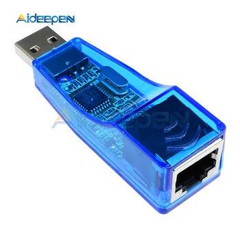 1tk USB 2.0 LAN et RJ-45 Etherneti Võrgu Kaardi Adapter kiirus 10/100Mbps Ethernet Konverteri Win7 Win8 Tablet PC Sülearvuti