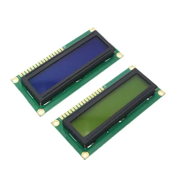 LCD1602 1602 moodul Sinine Roheline ekraan 16x2 Iseloomu LCD Ekraan Moodul HD44780 Kontrolleriga sinine must valgus