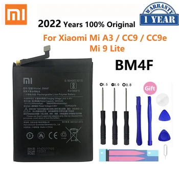 100% Originaal XIAO MI Kõrge Kvaliteedi BM4F 4030mAh Telefoni Aku Xiaomi A3 CC9 CC9e Mi9 Lite asenduspatareidega Bateria