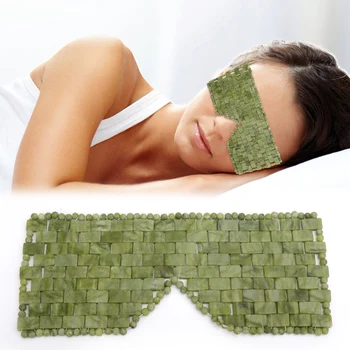Looduslik Jade Silmade Mask Külma Ravi Jahutus Silmade Mask Anti Aging Tursed Jade Näo Mask Magab Sõge Kivi Silma Massager