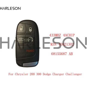5 Nupud Smart Remote Control Klahvi 433mhz 4A Kiip Võtmeta jaoks Chrysler 200 300 Dodge Charger Challenger M3N-408213