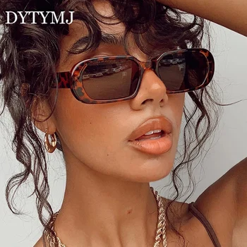 DYTYMJ Ovaalne Retro Päikeseprillid Naistele 2022 Vintage Luksus Disainer Naiste Prillid Vintage Tooni Prillid Ristküliku Gafas De Sol