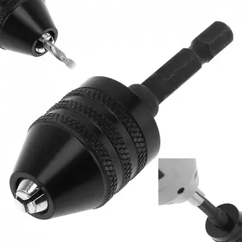 Uus 0.6-8mm Twist Drill Chuck Kruvikeeraja Mõju Juhi Adapter Hex Varre Kolm Küünis Elektriline Veski