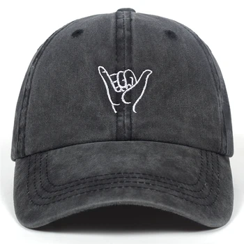 2019 Uus sõrm tikandid kork väljas vaba aja Pestud Baseball Caps Reguleeritav Hip-Hop müts 100%Puuvill Naiste Mees mütsid