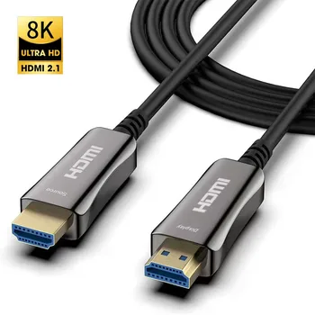 4K HDMI Kaabel Fiiberoptiline kaabel, hdmi-2.0 18Gbps 60Hz HDR HDCP HD TV Box Projektor ülikiire Arvuti xbox seeria x